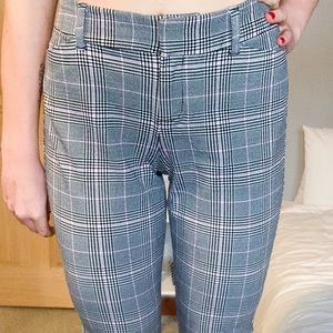 Old Navy Pixie Checkered Ankle Cut Pants